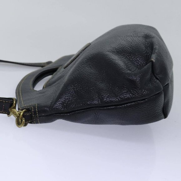 GIVENCHY Hand Bag Leather 2way Black Auth bs15483 - Picture 3 of 16